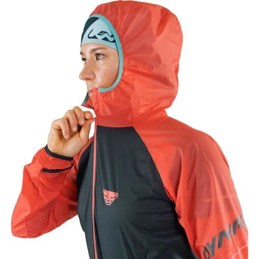 Dynafit Alpine Wind 2 Jacket Femme Corail – Image 4