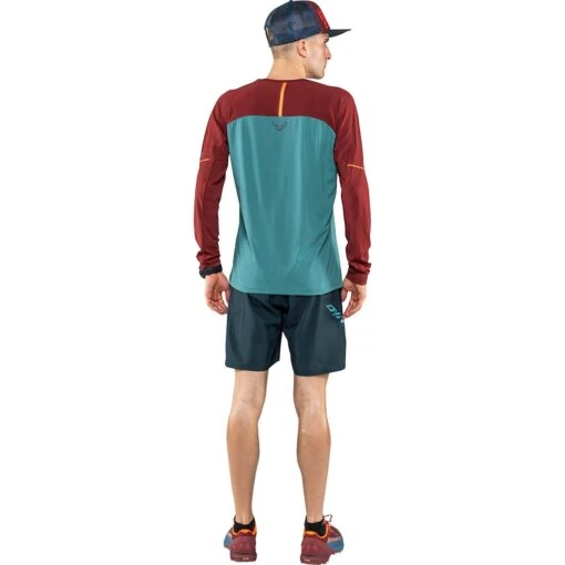Dynafit Alpine Pro Long Sleeve Tee Homme Bordeaux – Image 3