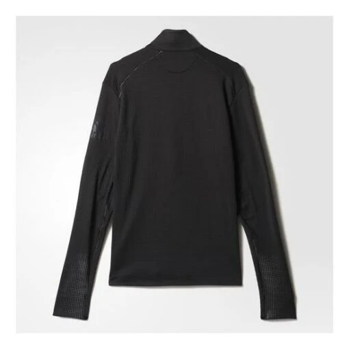 Adidas Climaheat Zip Tee Homme Noir – Image 2