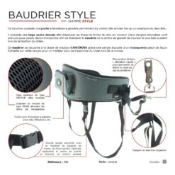 I-Dog Baudrier Canicross Style Gris -Vêtements De Sport main 199782 3 e93b