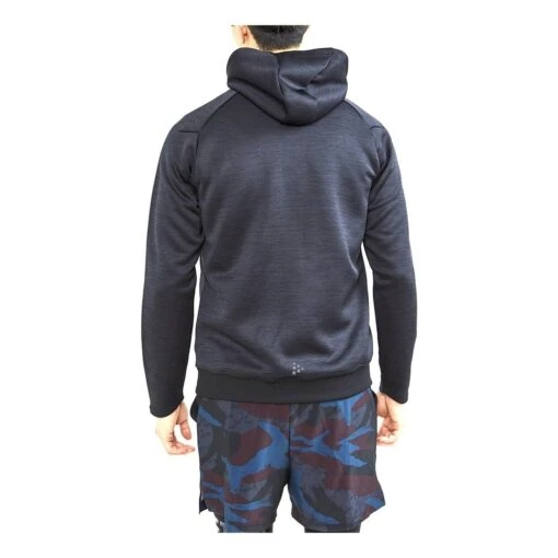 Craft Adv Charge Zip Hood Jacket Homme Noir – Image 5