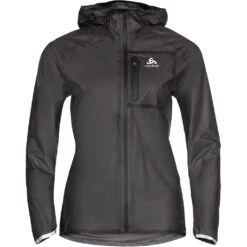 Odlo Veste Zeroweight Dual Dry Waterproof Femme Noir