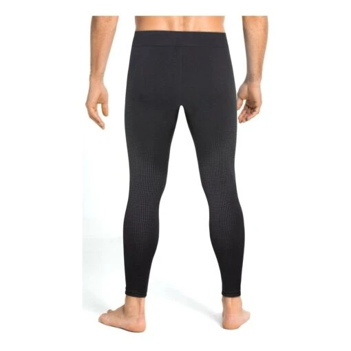 Odlo Base Layer Bottom Long Performance Warm Eco Homme Noir – Image 2