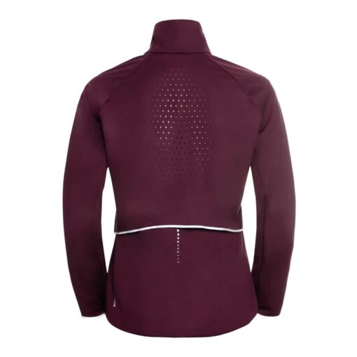 Odlo Zeroweight Pro Warm Jacket Femme Bordeaux – Image 2