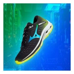 Mizuno Wave Rider 24 Homme Noir -Vêtements De Sport main 325805 208909 8 61a4