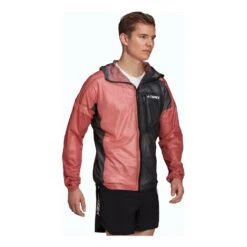Adidas Agravic Rain Jacket Homme Rouge -Vêtements De Sport main 346097 225847 4 352f