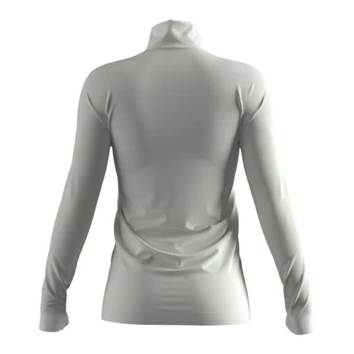Salomon Comet Seamless Half Zip Femme Blanc – Image 2