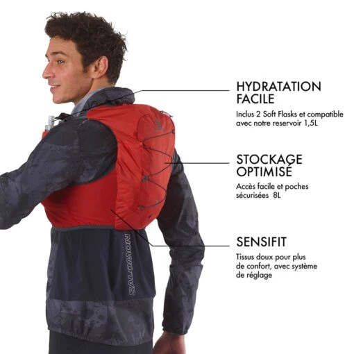 Salomon Active Skin 8 Rouge – Image 5
