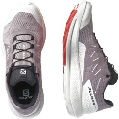 Salomon Pulsar Trail Femme Mauve -Vêtements De Sport main L41604600 10 GHO PULSAR TRAIL W Quail LunRoc PoR.png.high res d294
