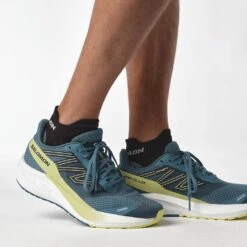 Salomon Aero Blaze Homme Bleu -Vêtements De Sport main L47209100 0 MOD AERO BLAZE MENBlue Ashes Sunny Lime Dark Sapphire 867f