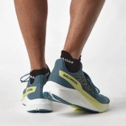 Salomon Aero Blaze Homme Bleu -Vêtements De Sport main L47209100 1 MOD AERO BLAZE MENBlue Ashes Sunny Lime Dark Sapphire 37e1
