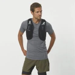 Salomon Active Skin 4 Noir -Vêtements De Sport main LC1757600 0 MOD ACTIVE SKIN 4 with flasks BLACK.png.high res 7a2a
