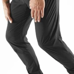 Salomon Bonatti Hybrid Pant Homme -Vêtements De Sport main LC1846700 6 MOD bonattitrailpant deepblack kneearticulation m aac7