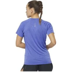 Salomon Cross Run Femme Bleu Ciel -Vêtements De Sport main SALO07822 03 1 3583