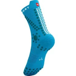Compressport Pro Racing Socks V4.0 Trail Bleu Ciel -Vêtements De Sport main pro racing socks v4 trail light blue 1 1 d037